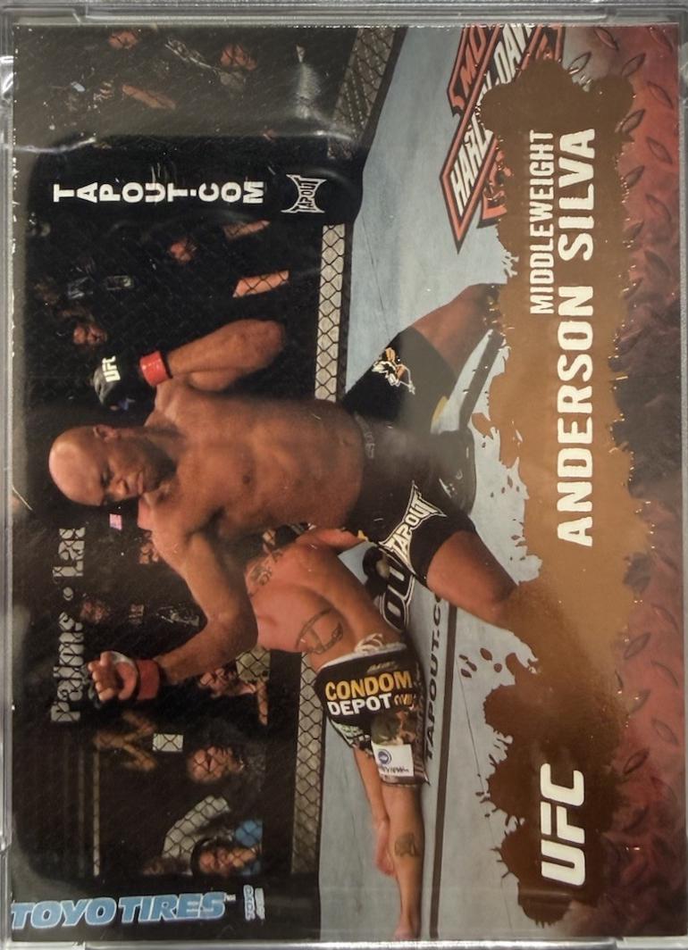 Anderson Silva 2009 Topps UFC Round 2 Base #33 Bronze
