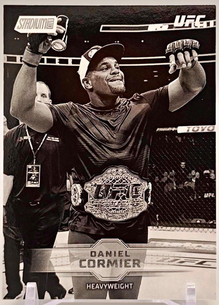 Daniel Cormier 2026 Topps Stadium Club UFC Base #59 Black and White