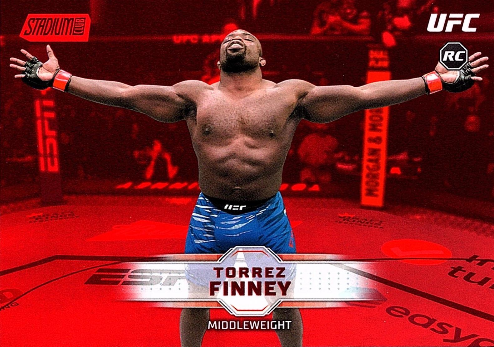Torrez Finney 2026 Topps Stadium Club UFC Base #174 Red