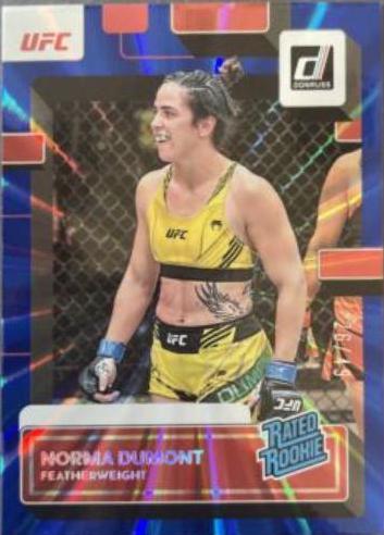 Norma Dumont 2023 Panini Donruss UFC Base #204 Blue Laser