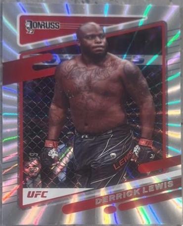 Derrick Lewis 2022 Panini Donruss UFC Base #87 Silver