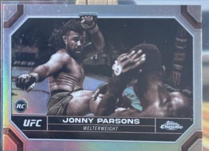 Jonny Parsons 2024 Topps Chrome UFC Base #72 Sepia Refractor