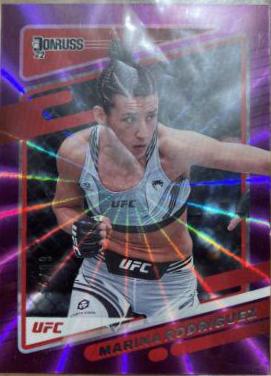 Marina Rodriguez 2022 Panini Donruss UFC Base #64 Purple Laser