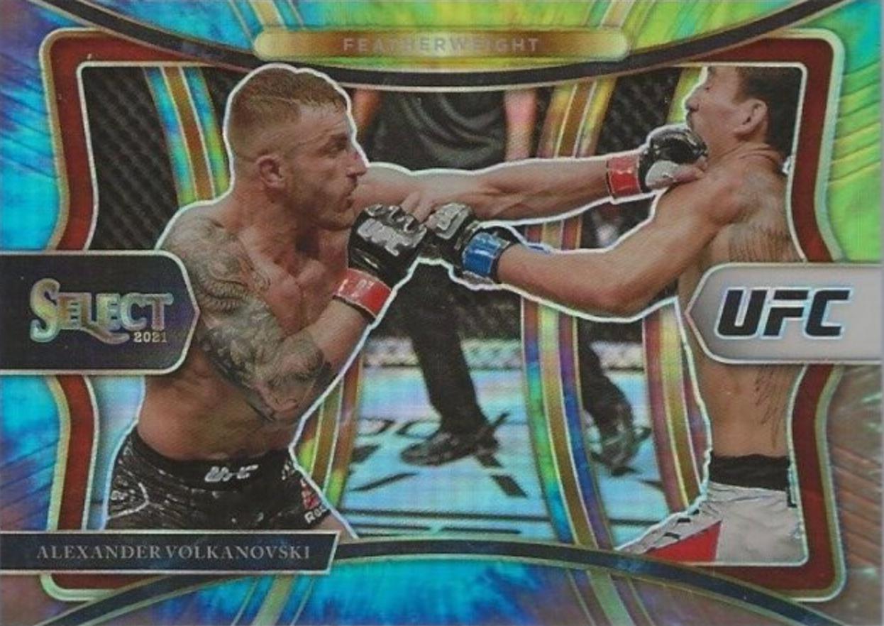 Alexander Volkanovski 2021 Panini Select UFC Premier Level #155 Tie Dye