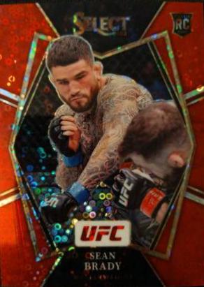 Sean Brady 2022 Panini Select UFC Premier Level #137 Red Disco