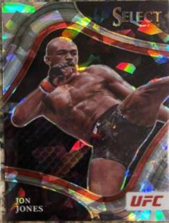 Jon Jones 2022 Panini Select UFC Octagonside #259 Cracked Ice