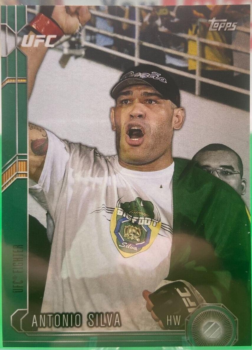 Antonio Silva 2015 Topps UFC Chronicles Base #161 Green