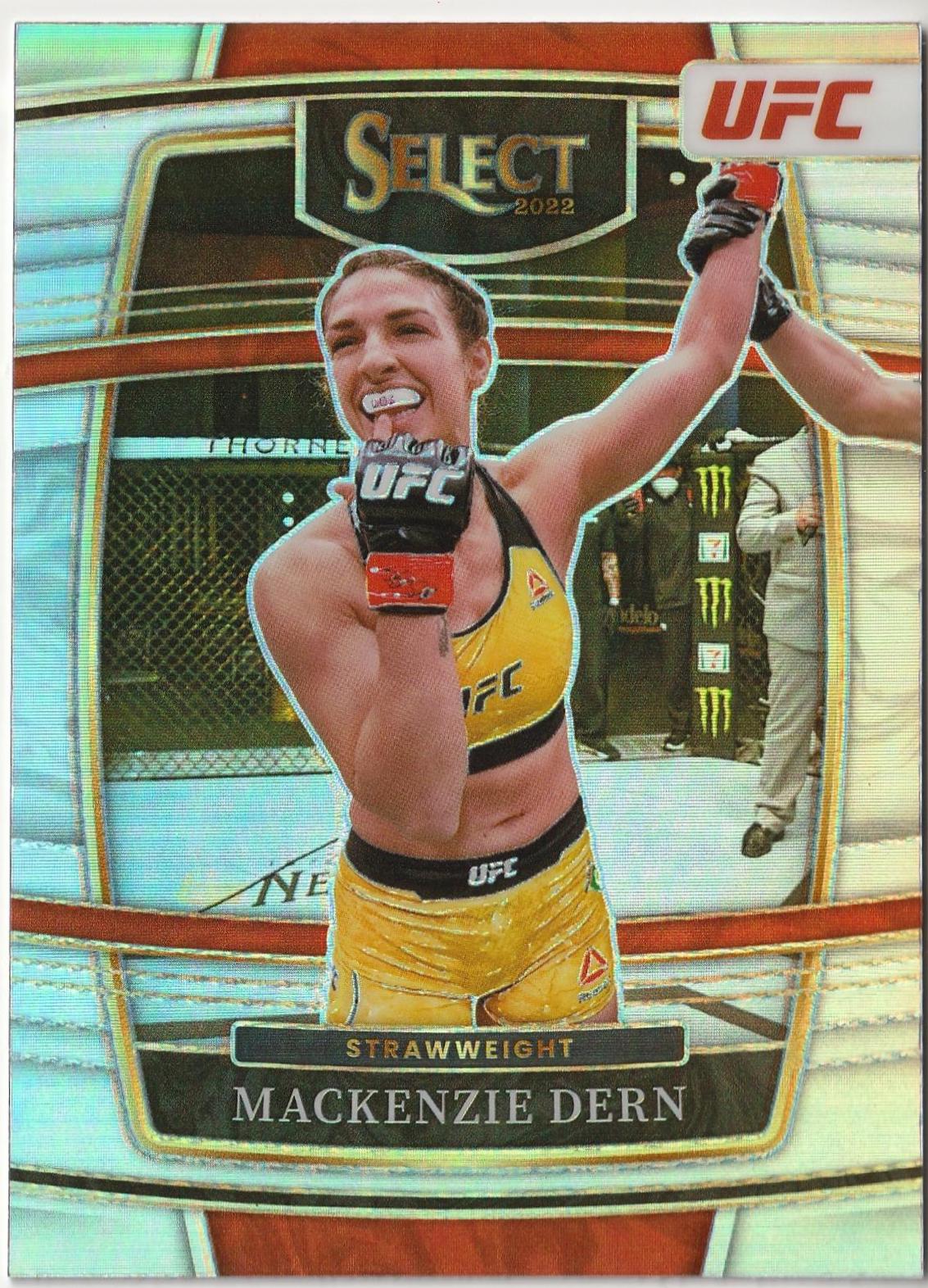 Mackenzie Dern 2022 Panini Select UFC Concourse #10 Silver