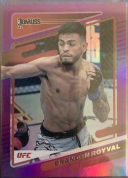 Brandon Royval 2022 Panini Donruss UFC Base #166 Purple Flood