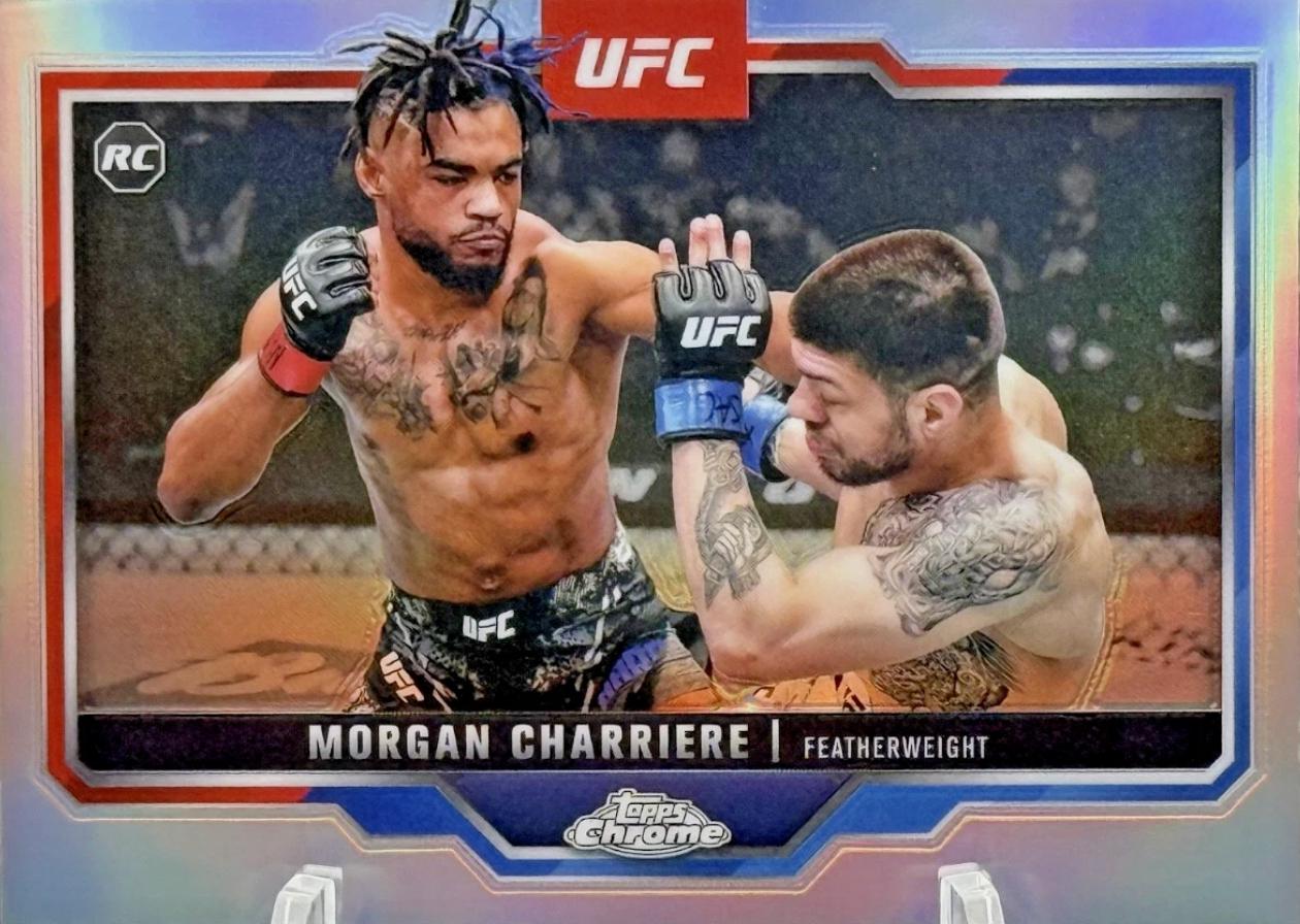 Morgan Charriere 2025 Topps Chrome UFC Base #37 Refractor