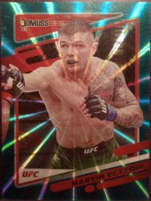 Marvin Vettori 2022 Panini Donruss UFC Base #84 Teal