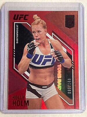 Holly Holm 2021 Panini Chronicles UFC Base Elite #141 Red