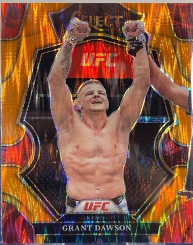 Grant Dawson 2023 Panini Select UFC Premier Level #172 Orange Flash
