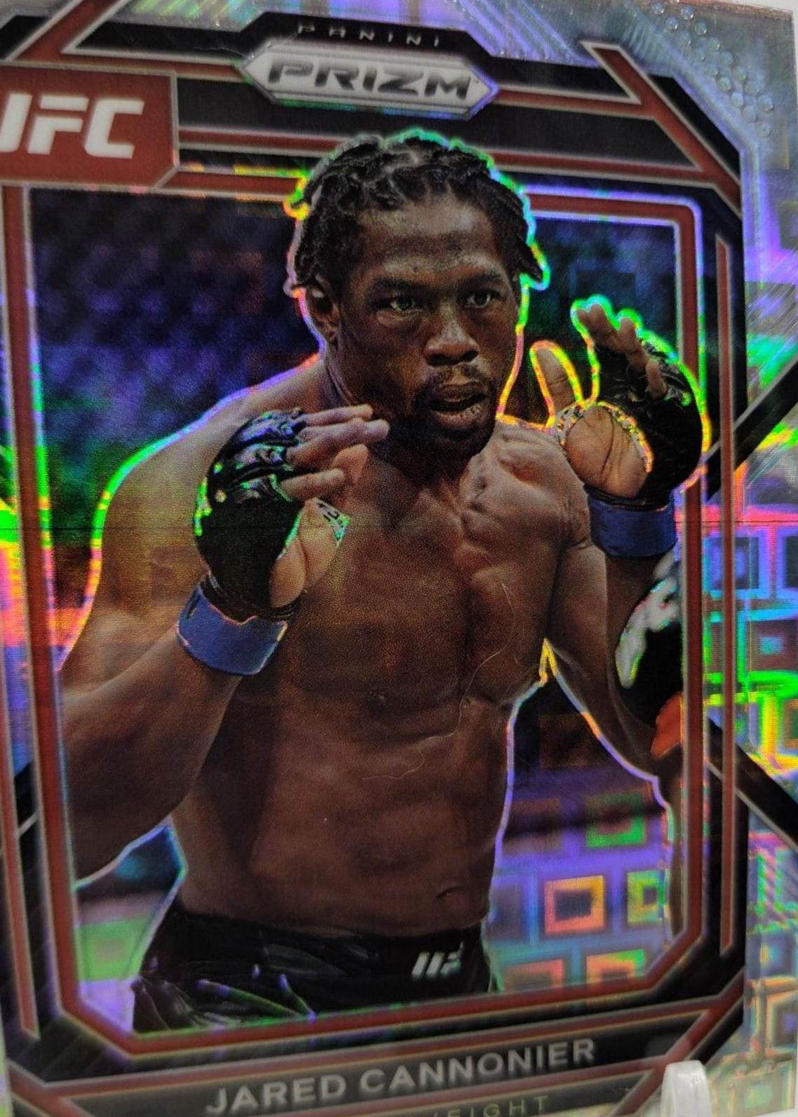 Jared Cannonier 2023 Panini Prizm UFC Base #129 Silver