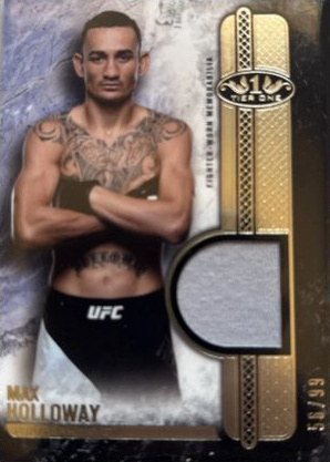 Max Holloway 2017 Topps UFC Knockout Tier One Relics #T1R-MH Red