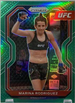 Marina Rodriguez 2021 Panini Prizm UFC Base #47 Green
