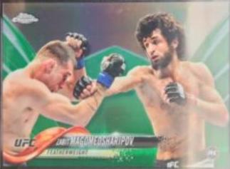 Zabit Magomedsharipov 2018 Topps Chrome UFC Base #31 Green