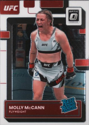 Molly McCann 2023 Panini Donruss Optic UFC Base #121 Gold