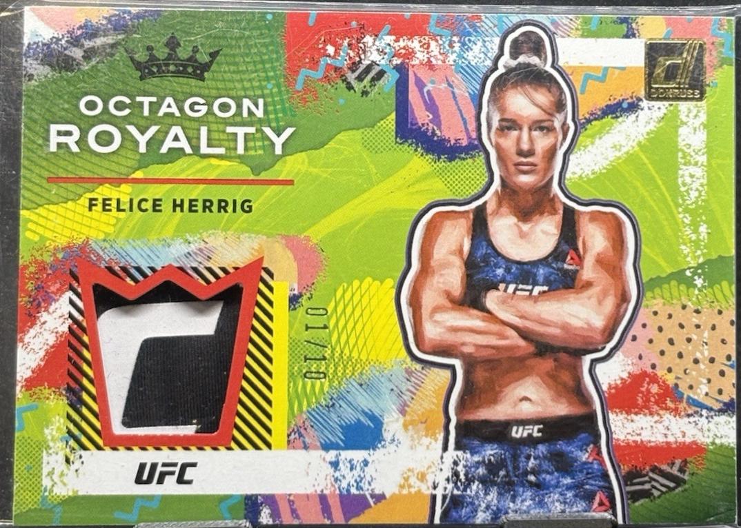 Felice Herrig 2022 Panini Donruss UFC Octagon Royalty #30 Prime
