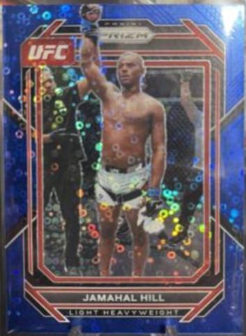 Jamahal Hill 2023 Panini Prizm Under Card UFC Base #119 Blue
