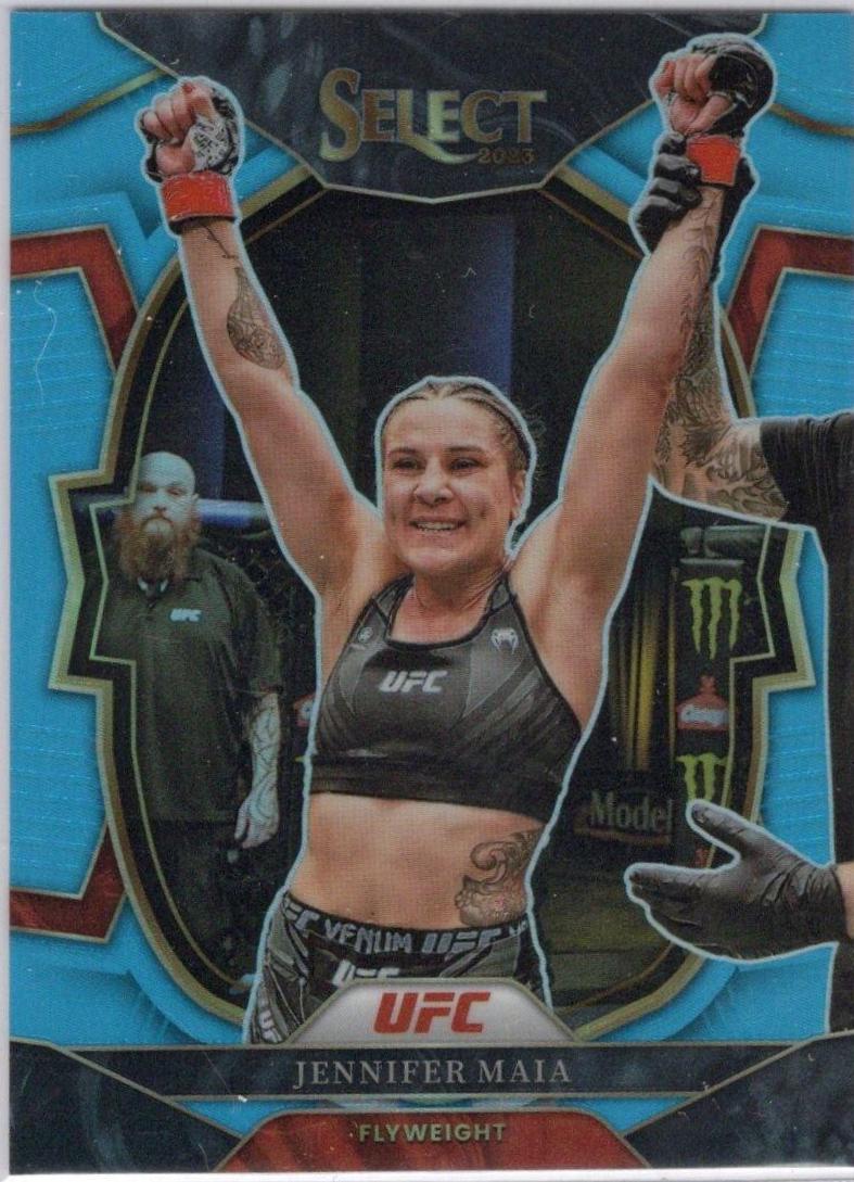 Jennifer Maia 2023 Panini Select UFC Concourse #36 Light Blue