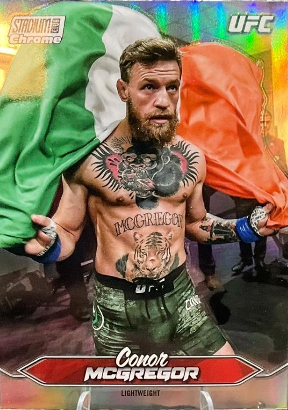 Conor McGregor 2025 Topps Stadium Club UFC Base Chrome #C-200 Refractor