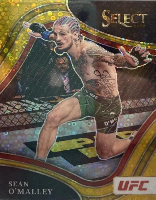 Sean O'Malley 2022 Panini Select UFC Octagonside #287 Gold Disco