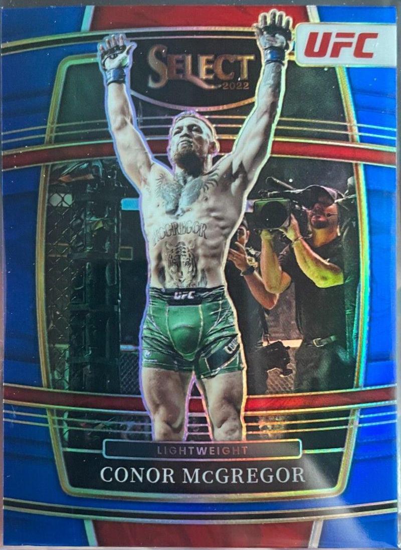 Conor McGregor 2022 Panini Select UFC Concourse #93 Blue
