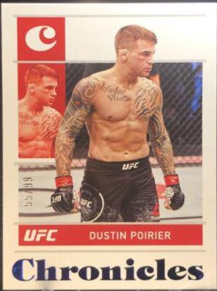 Dustin Poirier 2022 Panini Chronicles UFC Base Chronicles #23 Blue