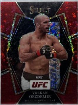 Volkan Oezdemir 2022 Panini Select UFC Premier Level #154 Red Disco