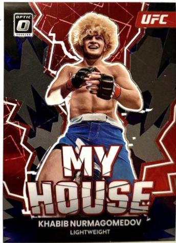 Khabib Nurmagomedov 2023 Panini Donruss Optic UFC My House #2 Purple Velocity