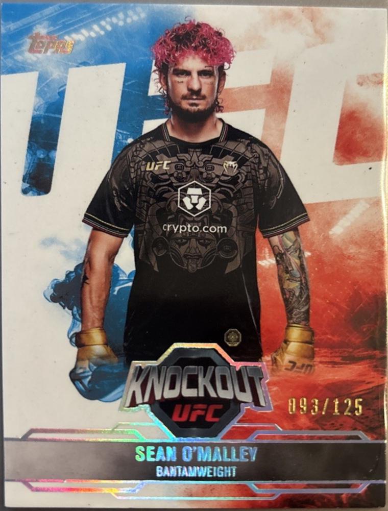 Sean O'Malley 2025 Topps Knockout UFC Base #65 Holo Silver
