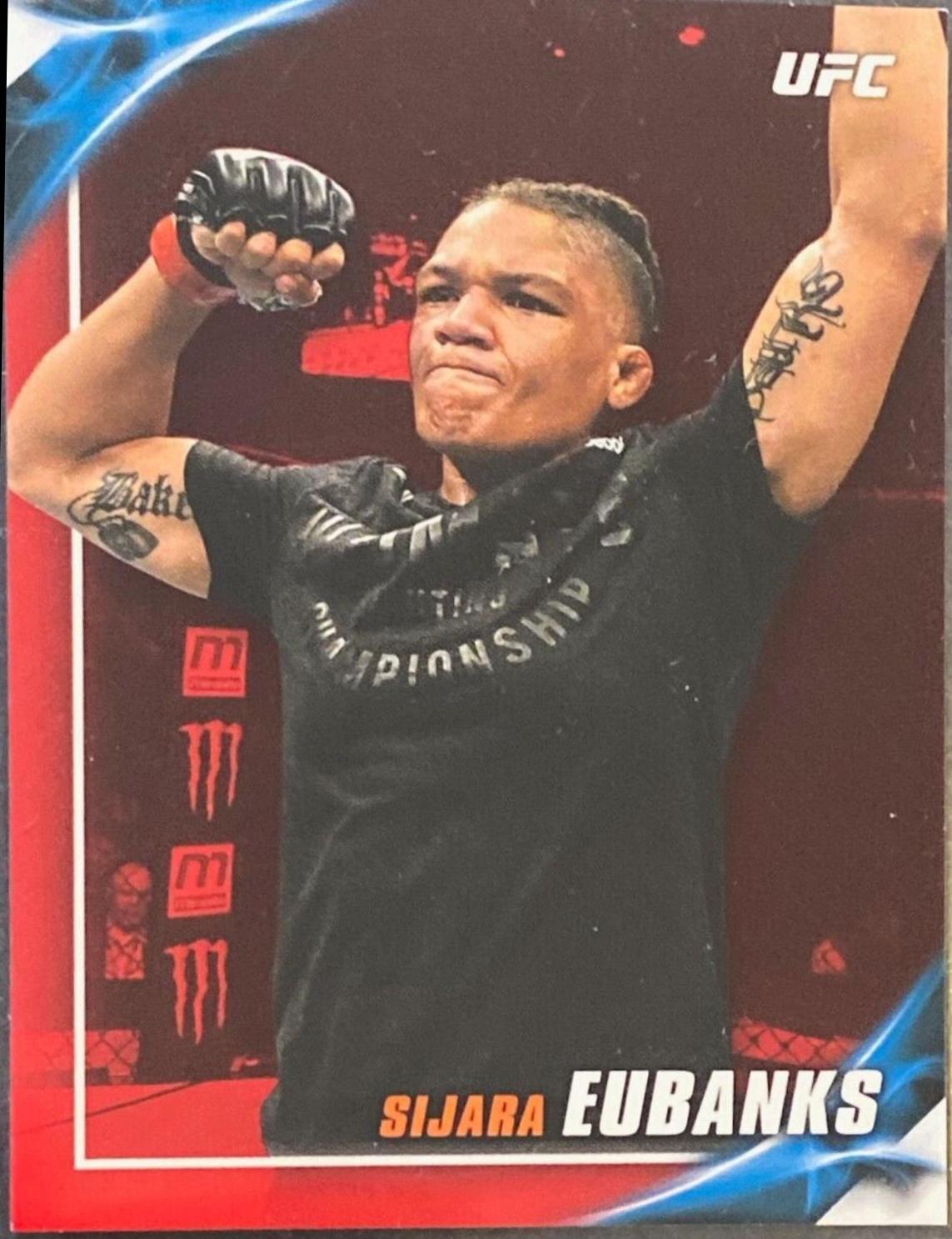 Sijara Eubanks 2019 Topps UFC Knockout Base #14 Red