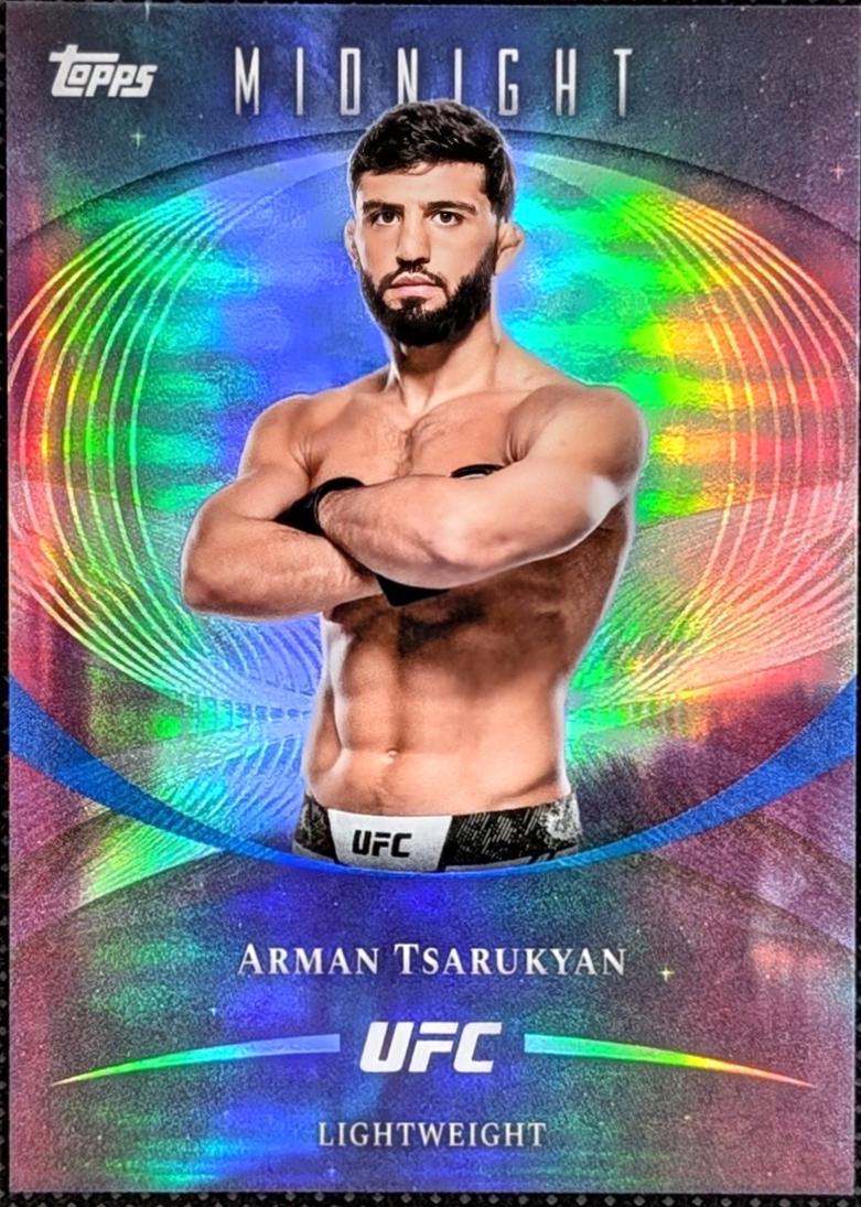 Arman Tsarukyan 2026 Topps Midnight UFC Base #13 Zodiac