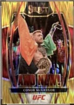 Conor McGregor 2022 Panini Select UFC Octagonside #267 Gold Flash