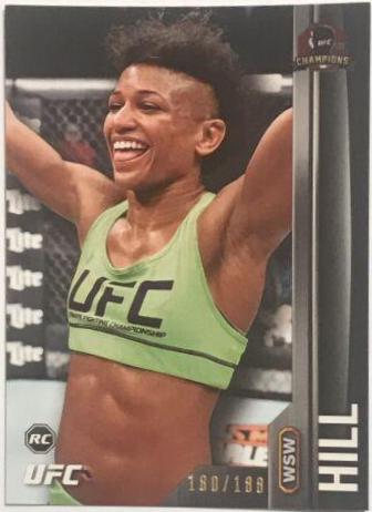 Angela Hill 2015 Topps UFC Champions Base #96 Black