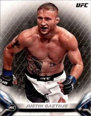 Justin Gaethje 2018 Topps UFC Knockout Base #3 Red