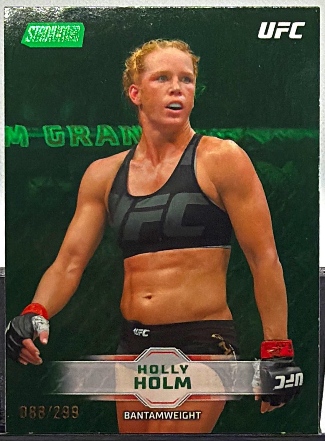 Holly Holm 2026 Topps Stadium Club UFC Base #67 Green