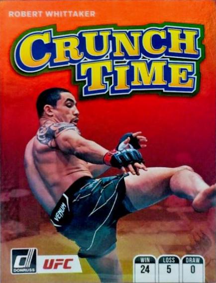 Robert Whittaker 2022 Panini Donruss UFC Crunch Time #1 Green
