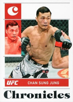 Chan Sung Jung 2022 Panini Chronicles UFC Base Chronicles #11 Purple