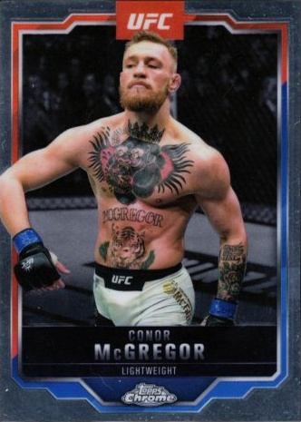 Conor McGregor 2025 Topps Chrome UFC Base #101 FrozenFractor