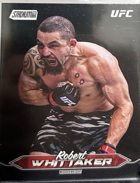 Robert Whittaker 2025 Topps Stadium Club UFC Base #96 Black