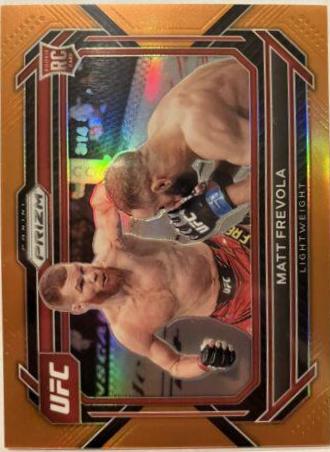 Matt Frevola 2023 Panini Prizm UFC Base #59 Orange
