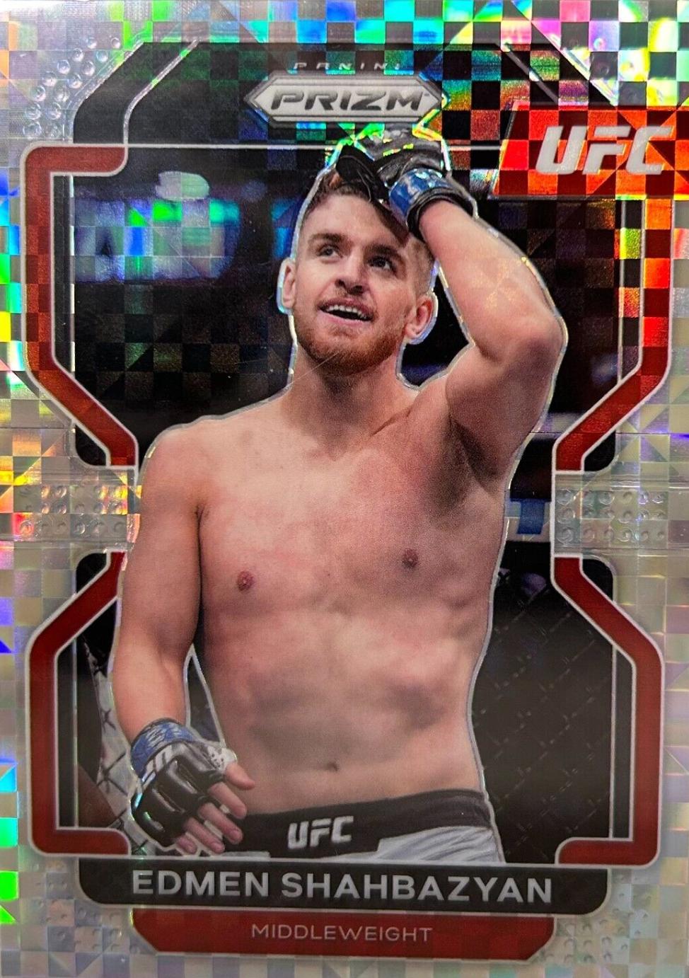 Edmen Shahbazyan 2022 Panini Prizm UFC Base #133 Lucky Envelopes