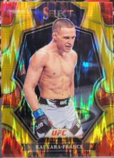 Kai Kara-France 2023 Panini Select UFC Premier Level #155 Gold Flash
