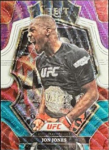 Jon Jones 2023 Panini Select UFC Premier Level #154 Tri Color