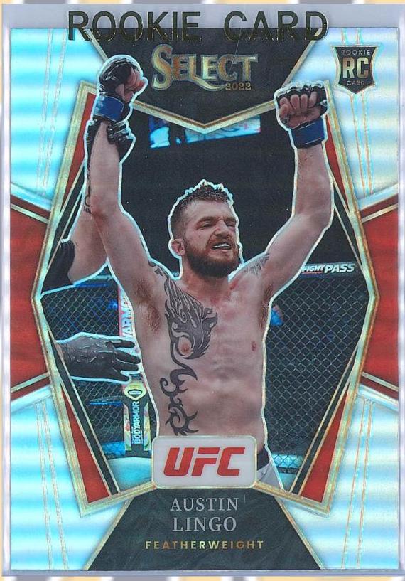Austin Lingo 2022 Panini Select UFC Premier Level #197 Silver