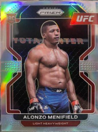 Alonzo Menifield 2022 Panini Prizm UFC Base #157 Silver