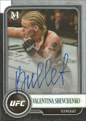 Valentina Shevchenko 2019 Topps UFC Museum Collection Museum Autographs #MA-VS Ruby