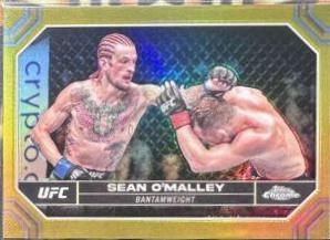 Sean O'Malley 2024 Topps Chrome UFC Base #173 Gold Refractor